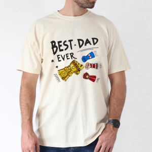 best dad ever superhero shirt personalized kids names gift 1 1