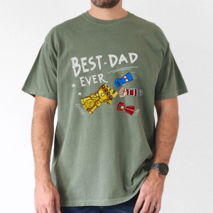 best dad ever superhero shirt personalized kids names gift 3 1