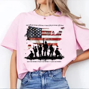 Army Dad T-Shirt – Proud Military Father Tee, Veteran Dad Gift, Patriotic 4th of July Memorial Shirt