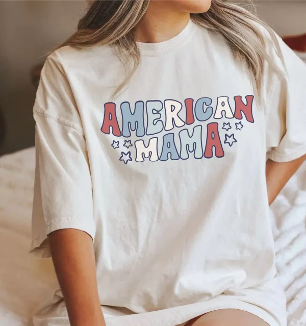 4th Of July Shirt American Mama Shirt 2