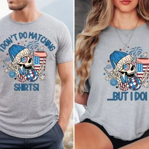 4th of July Couples Shirts 1