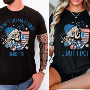 4th of July Couples Shirts 3
