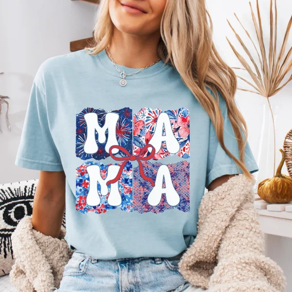 4th of July Mama Shirt 3 1