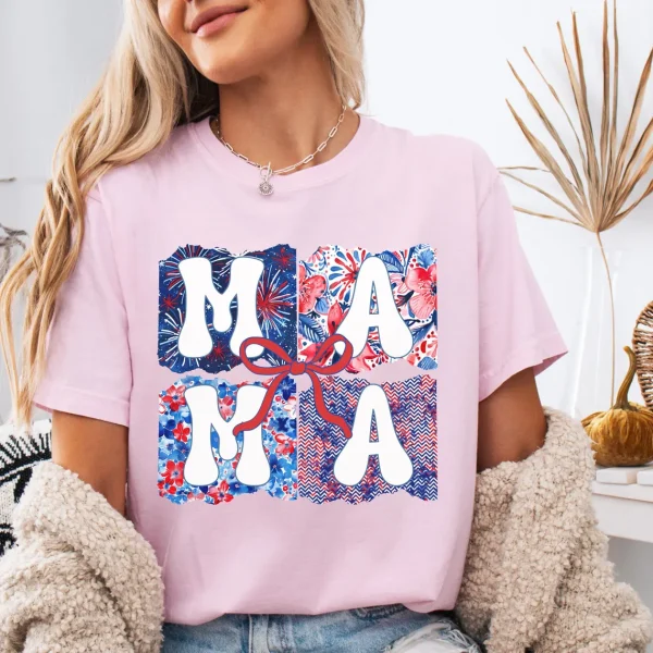 4th of July Mama Shirt 4 1