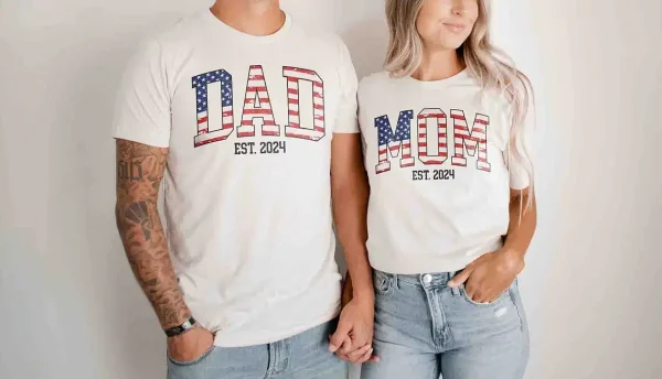 4th of July Mom Dad Est 3