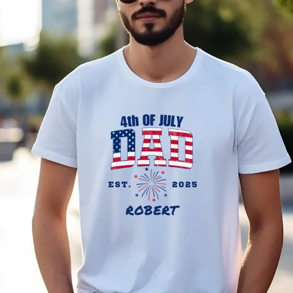 4th of July T shirt Dad 3