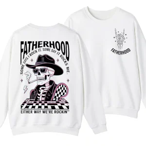 Some Day I Rock It Skeleton Sweatshirt – For The Dad Who Balances Chaos And Coolness Like A True Legend Sweater