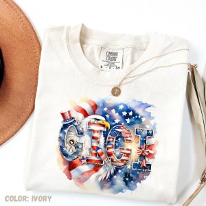 American GIGI Flag T-Shirt, 4th Of July Gigi Shirt, Independence Day Shirt, Patriotic USA Flag Shirt