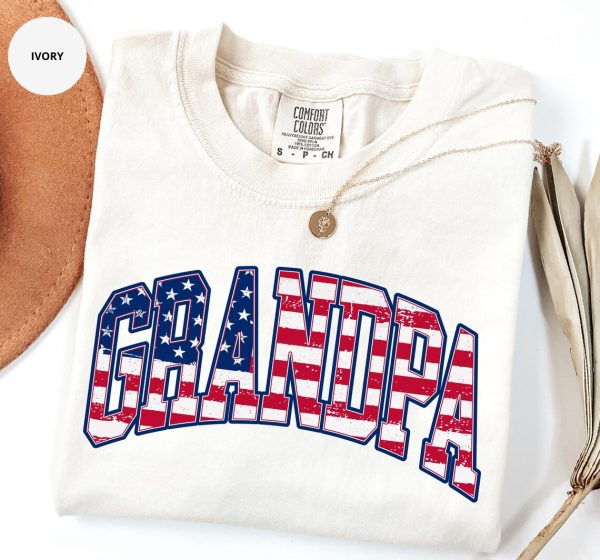 American Grandpa Shirt Patriotic 2