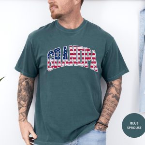 American Grandpa Shirt Patriotic 3