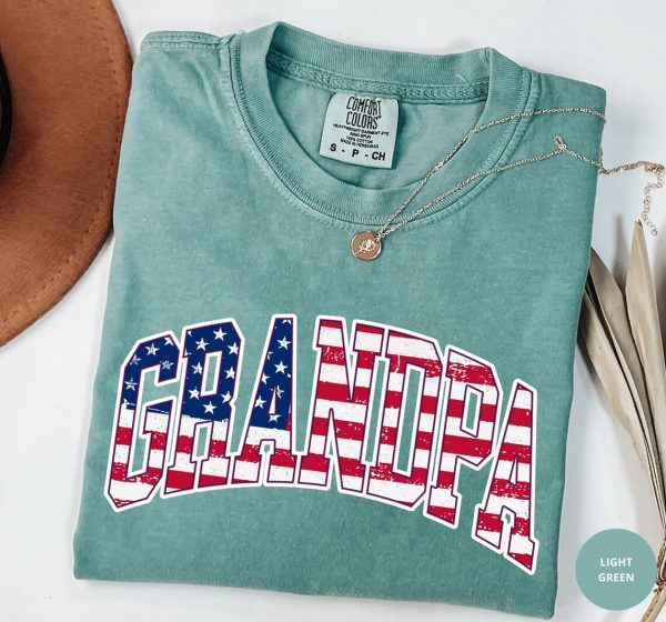 American Grandpa Shirt Patriotic 4
