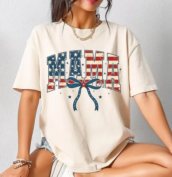 American Mama 4th of July Shirt 2