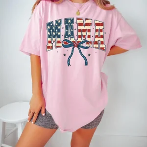 American Mama 4th of July Shirt 4