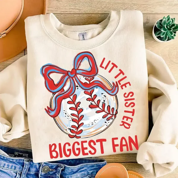 Baseball Sister shirt Little Sister Baseball shirt Baseball Game Day shirt Baseball Lover Tee Little Sister Biggest Fan shirt 1 gm optimized