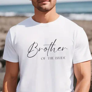 Brother On The Bride T-Shirt, Cool Brothers Club Shirt, Brother Birthday Gift, Best Brother Shirt, Shirt for Brother