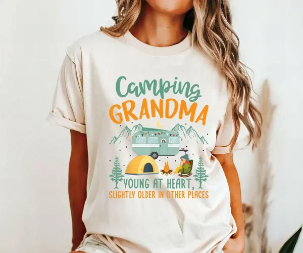 Camping Grandma Shirt 2