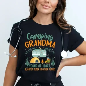 Camping Grandma Shirt 3