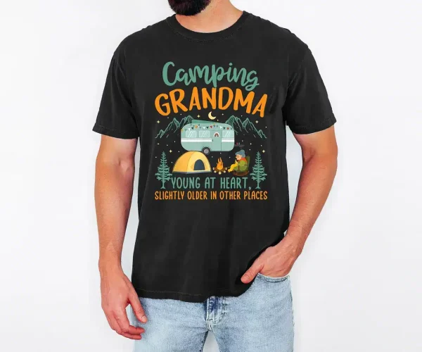 Camping Grandma Shirt 4