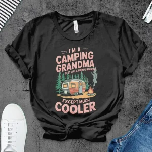 Camping Grandma T Shirt 3