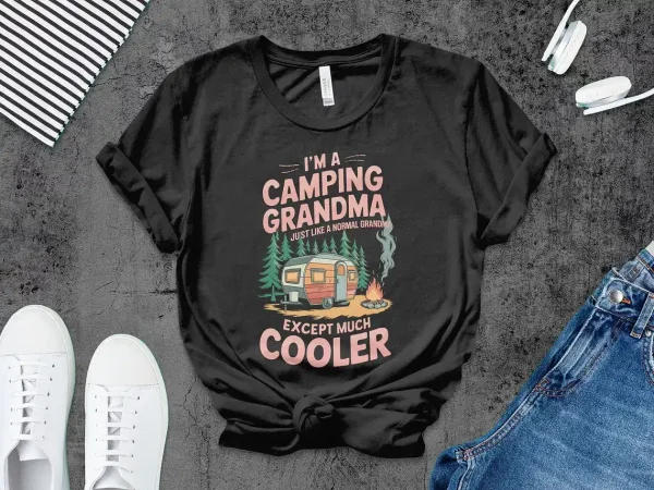 Camping Grandma T Shirt 3
