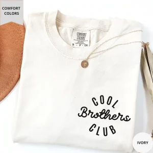 Cool Brothers Club T-Shirt, Brother Birthday Gift, Best Brother Shirt, Shirt for Brother