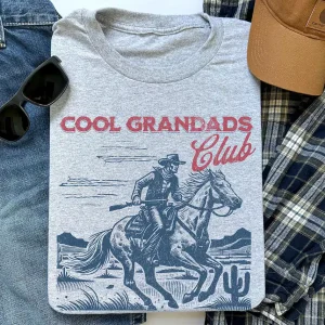 Cool Grandads Club Shirt, Cowboy T-Shirt, Funny Granddad Shirt, Gift for Grandpa, Father's Day Gift, GrandDaddy Gift, Grandfather to Be Gift