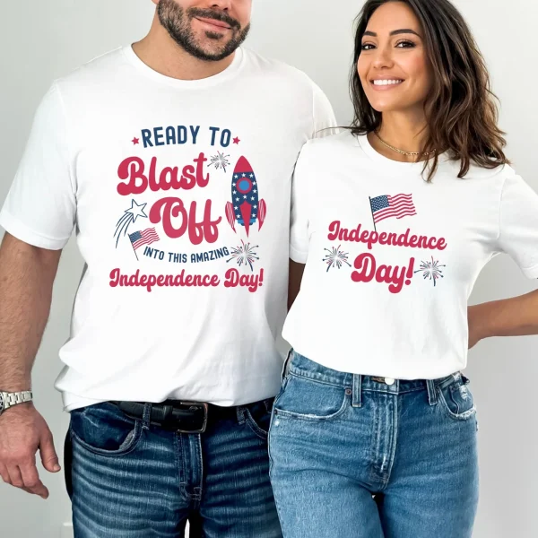 Couple Matching Fourth of July Shirts 2