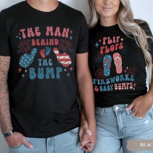 Couples 4th of July Pregnancy Shirt 3