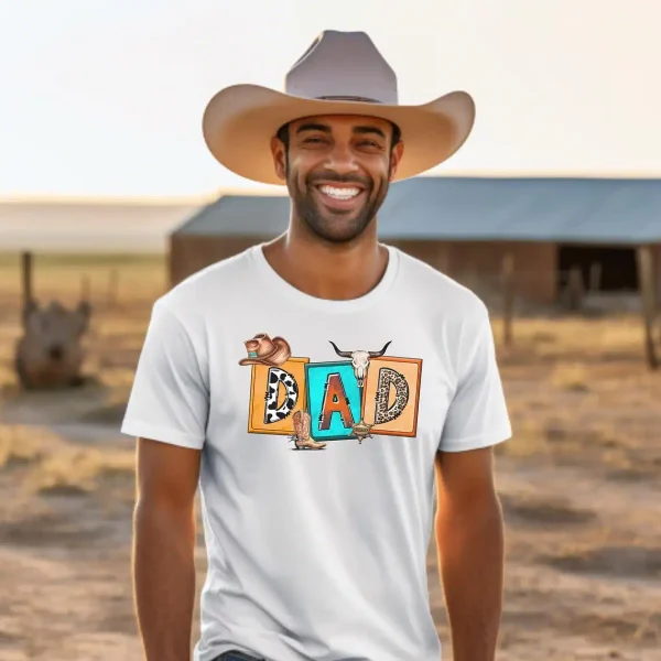 Cowboy Dad T Shirt 3