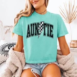 Cropped Checkered Auntie Shirt 3