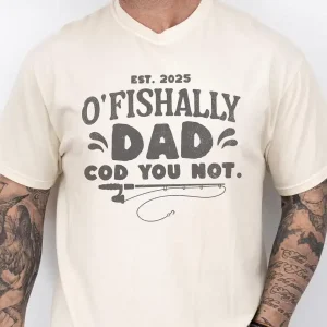 Custom Funny Fishing T-Shirt for Dad, Birthday Gift for Dad, Father's Day Gift