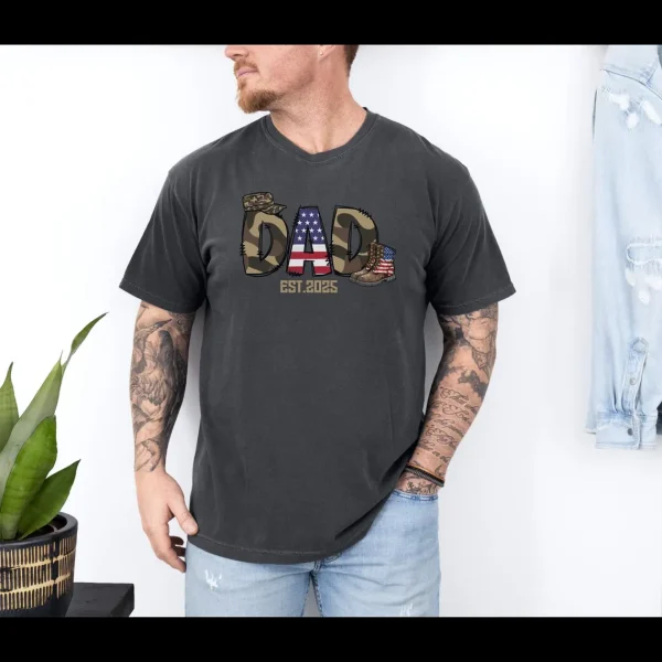 Custom Army Dad Shirt 1