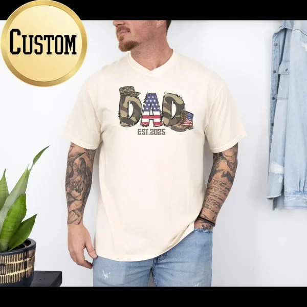 Custom Army Dad Shirt 2
