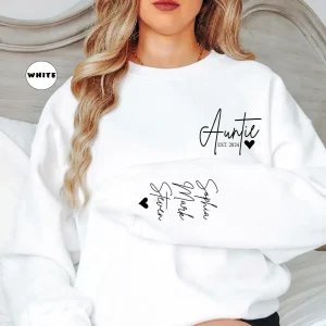 Custom Auntie Sweatshirt 1