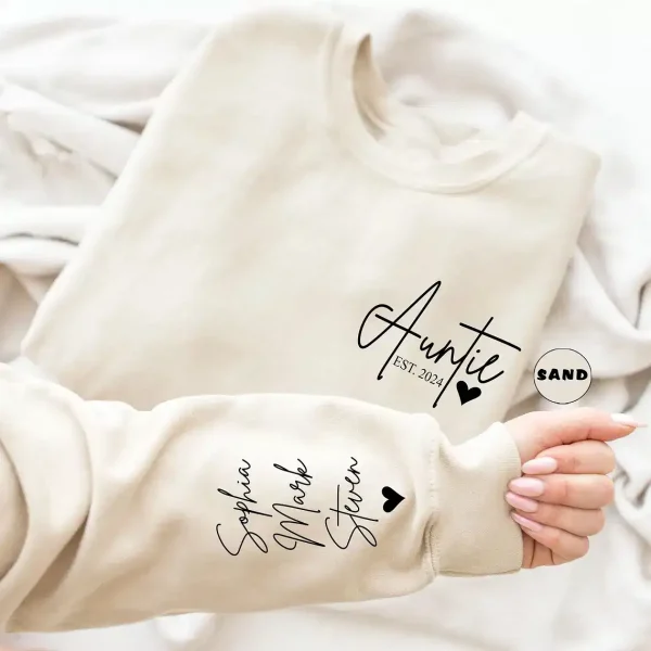 Custom Auntie Sweatshirt 2