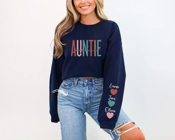 Custom Auntie Sweatshirt 5