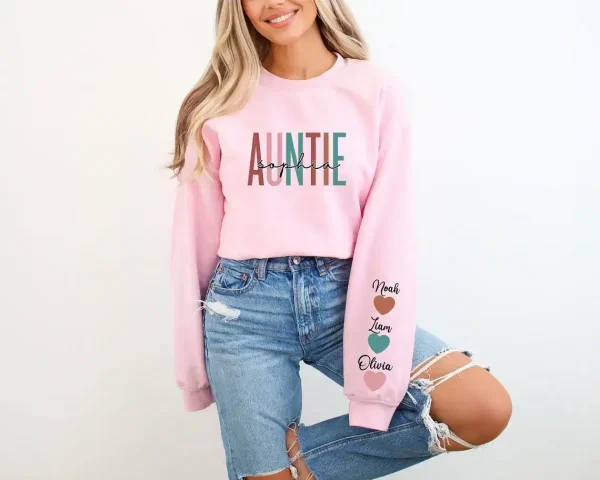 Custom Auntie Sweatshirt 7