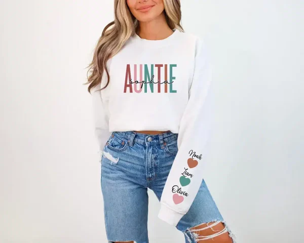 Custom Auntie Sweatshirt 8
