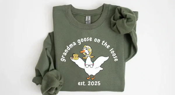 Custom Grandma Goose On The Loose Shirt 2