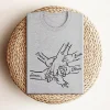 Custom Grandpa and Kids Hands With Names Shirt 1