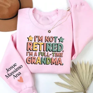 Custom Retired Grandma Sweatshirt 1
