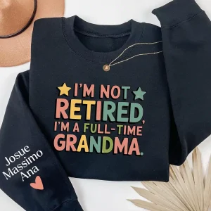 Custom Retired Grandma Sweatshirt 3