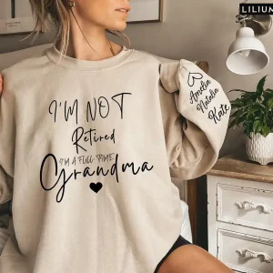 Custom Grandma Goose On The Loose Sweatshirt, Cute Grandma , Funny Goose Gift, New Grandma T-Shirt, Mothers Day Gift, Funny Grandma, Gigi Tee (Copy)