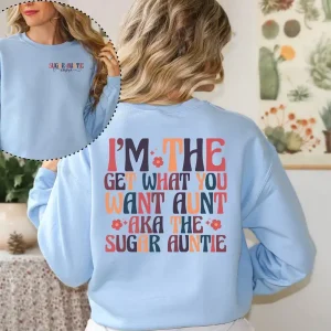 Custom Sugar Auntie Shirt 2