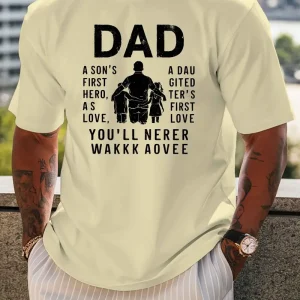 DAD Mens Inspirational Black T Shirt 4