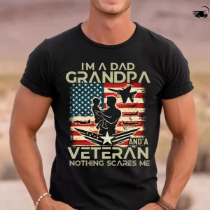 Dad Grandpa Veteran Shirt 3