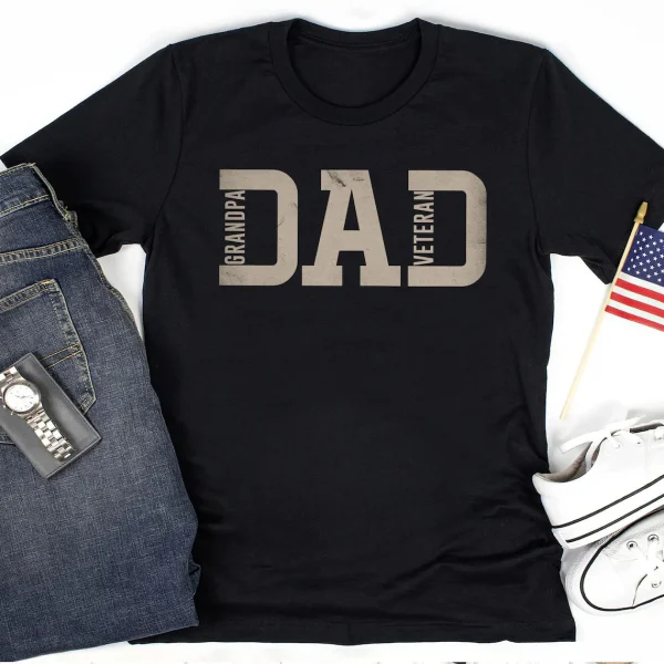 Dad Grandpa Veteran Shirt