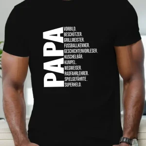 Fathers Day Mens Casual Short Sleeve T Shirt 2