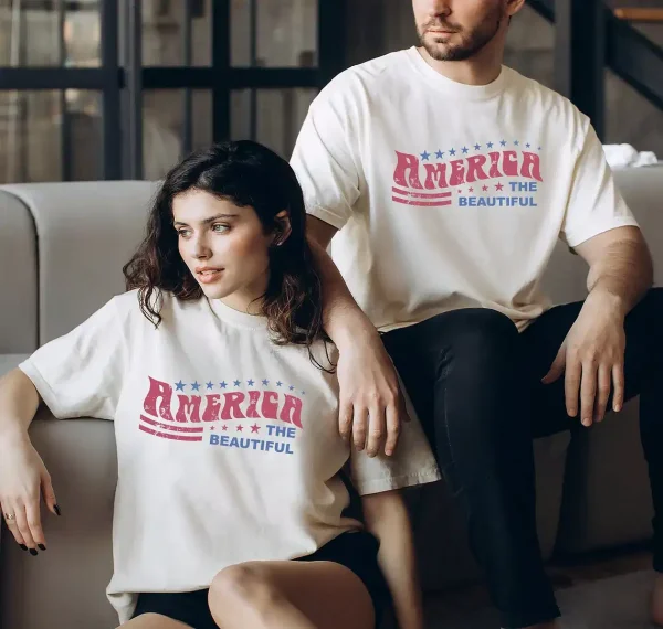 Fourth of July Couples Shirts 1
