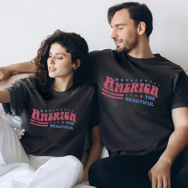 Fourth of July Couples Shirts 2